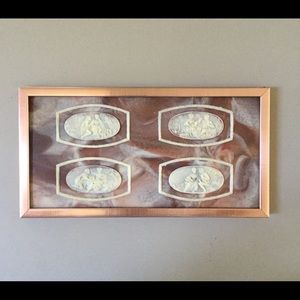 Beautiful Vintage Cameo Jasper Wall Hanging